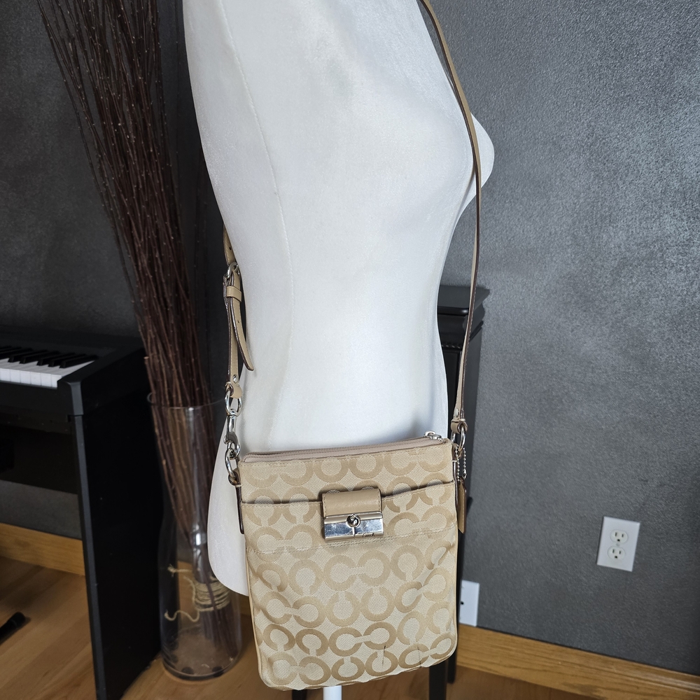 Coach Beige Crossbody Bag